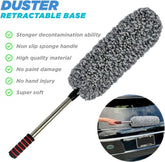 Premium Microfiber Car Duster | Scratch-Free Car Cleaning Brush