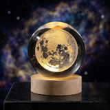 3D Galaxy Crystal LED Night Lamp