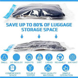 Vacuum Storage Bags Set of 5 with Hand Pump | Space Saver Compression Bags for Clothes, Bedding & Travel