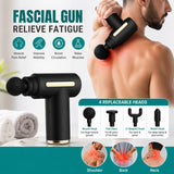 5-in-1 Deep Tissue Massage Gun | Multifunctional Electric Full Body Massage Equipment Set