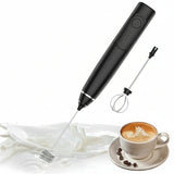 2-in-1 Electric Coffee Beater & Milk Frother – USB Rechargeable Egg Whisk for Coffee, Milk & Baking
