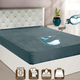 Waterproof Mattress Protector 72×78 Inch – Soft, Breathable & Washable Bed Cover | Random Color