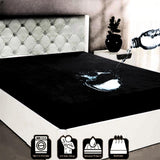 Waterproof Mattress Protector 72×78 Inch – Soft, Breathable & Washable Bed Cover | Random Color