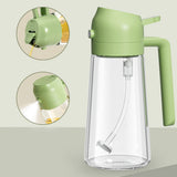 2-in-1 Oil Sprayer Bottle for Kitchen | Premium Oil Dispenser Spray Bottle for Cooking, BBQ & Air Fryer