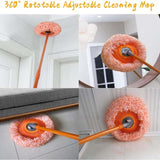 360° Spin Microfiber Floor Cleaning Mop Set
