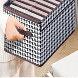 Premium Foldable Wardrobe Clothes Organizer Storage Box with Handles | Closet Storage Bin | Pack of 1