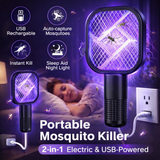 USB Rechargeable Electric Mosquito Killer Racket