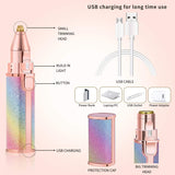2-in-1 Rechargeable Eyebrow & Facial Hair Trimmer