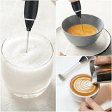 2-in-1 Electric Coffee Beater & Milk Frother – USB Rechargeable Egg Whisk for Coffee, Milk & Baking