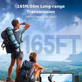 K13 Type-C ANC Dual Wireless Lavalier Microphone – Plug & Play Mini Mic for Android (2 Transmitters + 1 Receiver)