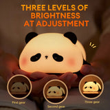 Cute Panda LED Night Light – Dimmable Silicone Lamp for Kids, Baby Nursery & Bedroom Decor